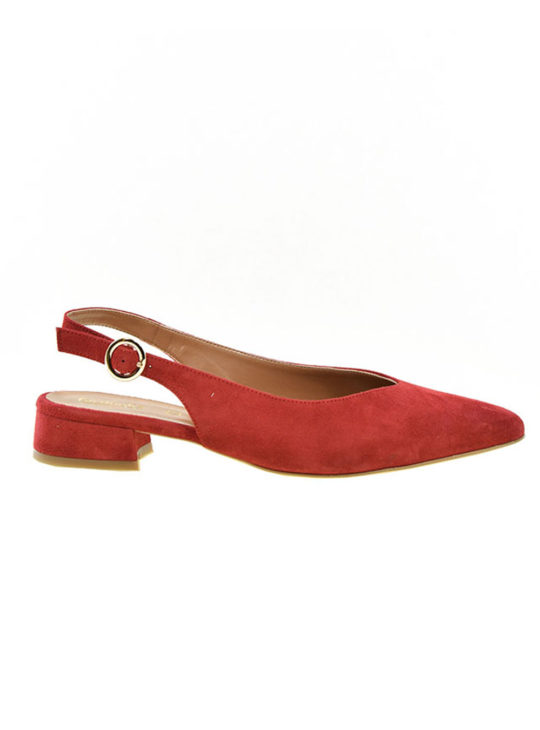 Δερμάτινα γυναικεία mules Fardoulis σε κόκκινο χρώμα||Fardoulis Shoes||Καλοκαιρινά Παπούτσια||Angels Fashion