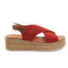 Δερμάτινη Πλατφόρμα Fardoulis Shoes 63420 Κόκκινη