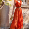 Le Vertige Φόρεμα Πορτοκαλί ασύμμετρο