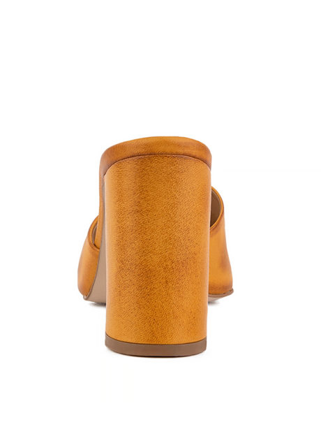Κίτρινα Δερμάτινα Mules Fardoulis shoes 52158