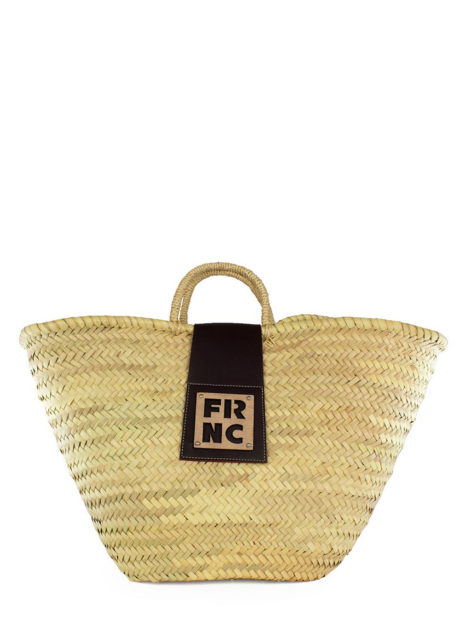 Ψάθινη Τσάντα FRNC Καφέ