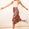 Φούστα Λεοπάρ print Dancing Leopard||Νέες Αφίξεις 2020 Φθινόπωρο|| Γυναικεία Ρούχα