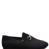 Δερμάτινα Loafers She Collection||Γυναικεία ίσια παπούτσια μαύρα