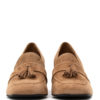 Fardoulis Shoes 2904 Καμελ Δερμάτινες χαμηλές γόβες