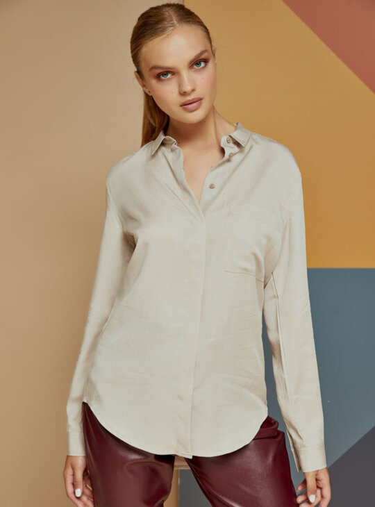 Γυναικείο πουκάμισο EDWARD JEANS 100%TENCEL||Γυναικεία πουκάμισα||Νέες Παραλαβές σε γυναικεία ρούχα