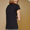EDWARD JEANS Μαύρο Κοντομάνικο μπλουζάκι με Logo