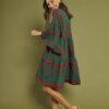 NEMA RESORTWEAR PAXE DRESS||Φόρεμα με κεντήματα πράσινο με κόκκινα Κεντηματα NEMA||ΦΟΡΕΜΑΤΑ||ΡΟΥΧΑ||ΓΥΝΑΙΚΕΙΑ