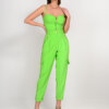 Cargo Παντελόνι σε εντονο πράσινο χρώμα WE COSS||Γυναικεία Παντελόνια ||Γυναικεία ρούχα WE COSS