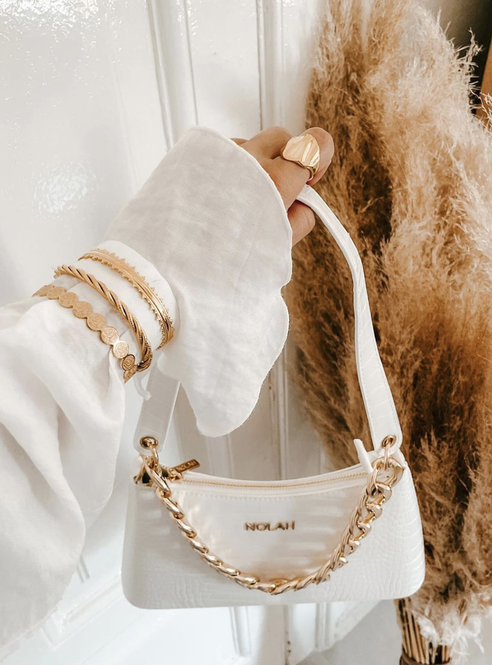 NOLAH-SIENNA-2022WHITE-3 NOLAH SIENNA WHITE||Γυναικείες Τσάντες ||NOLAH