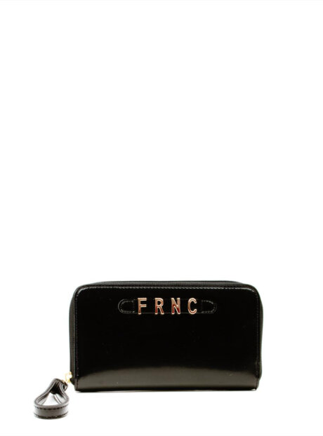 Μαύρο Πορτοφόλι Λουστρίνι 4404||FRNC
