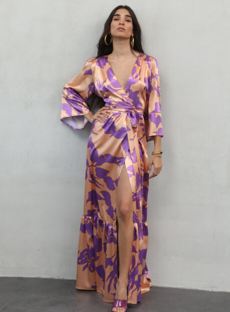 NEMA RESORTWEAR EARLY DRESS||ΓΥΝΑΙΚΕΙΟ ΦΟΡΕΜΑ ΣΑΤΕΝ ΝΕΜΑ RESORTWEAR MAΞΙ||ΓΥΝΑΙΚΕΙΑ ΡΟΥΧΑ NEMA