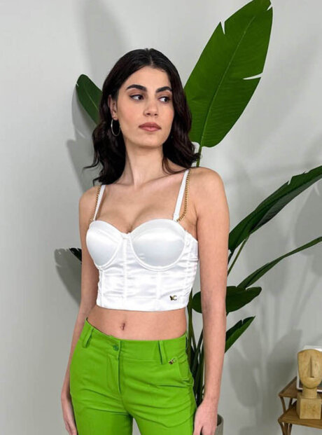 ΣΑΤΕΝ CROP TOP