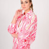 WE COSS Jacket Με print ZEBRA σε ροζ χρώμα ||SET ΦΟΡΜΕΣ