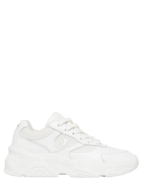 WINDSOR SMITH GHOSTED WHITE||ΓΥΝΑΙΚΕΙΑ ΔΕΡΜΑΤΙΝΑ SNEAKERS WINDSOR SMITH GHOSTES||ΛΕΥΚΑ SNEAKERS