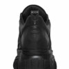 Δερμάτινα SNEAKERS γυναικεία WINDSOR SMITH LUPE Μαύρα δίπατα αθλητικά παπούτσια WINDSOR SMITH