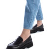ΜΑΥΡΑ ΔΕΡΜΑΤΙΝΑ ΜΟΚΑΣΙΝΙΑ CARMELA SHOES|| ΓΥΝΑΙΚΕΙΑ ΔΕΡΜΑΤΙΝΑ ΧΕΙΜΕΡΙΝΑ ΠΑΠΟΥΤΣΙΑ