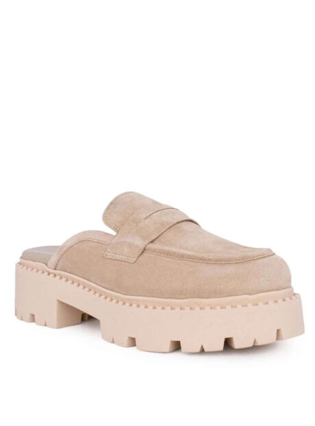 KK-B103POURO_SS24_2 KOMIS KOMIS B103 SUEDE MULES||ΓΥΝΑΙΚΕΙΑ ΔΕΡΜΑΤΙΝΑ ΚΑΛΟΚΑΙΡΙΝΑ MULES ΣΤΟ ΧΡΩΜΑ ΤΟΥ ΠΟΥΡΟΥ||