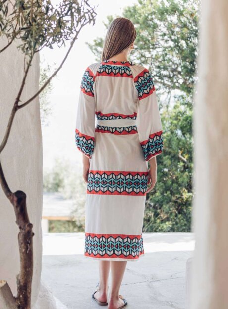 NEMA-14707N050KLIO_DRESS1 NEMA RESORTWEAR ΜΑΚΡΥΜΑΝΙΚΟ ΦΟΡΕΜΑ ΒΑΜΒΑΚΕΡΟ ΜΕ ΕΝΤΥΠΩΣΙΑΚΟ ΣΧΕΔΙΟ NEMA RESORTWEAR KLIO DRESS||ΦΟΡΕΜΑΤΑ||ΚΑΛΟΚΑΙΡΙΝΑ ΦΟΡΕΜΑΤΑ||RESORT COLLECTION||LUXURY DRESS